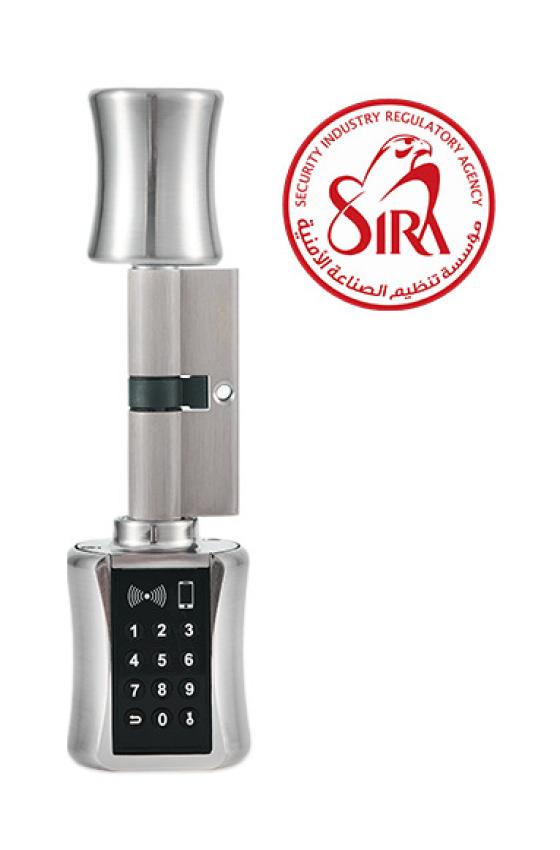 LINKO 800 SERIES - SMART CYLINDER LOCK - SATIN NICKLE